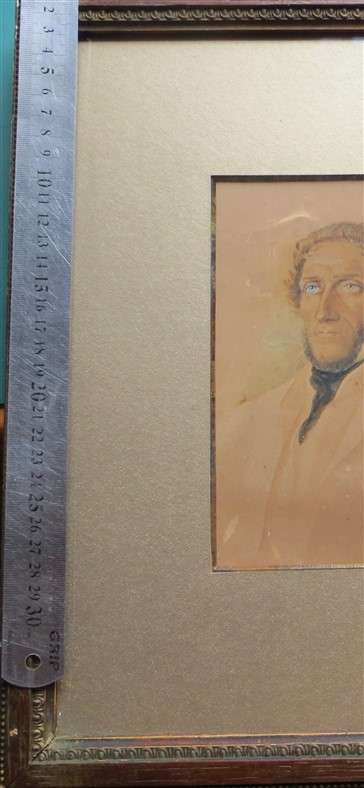 Print of a Man - Wood Frame with Glass