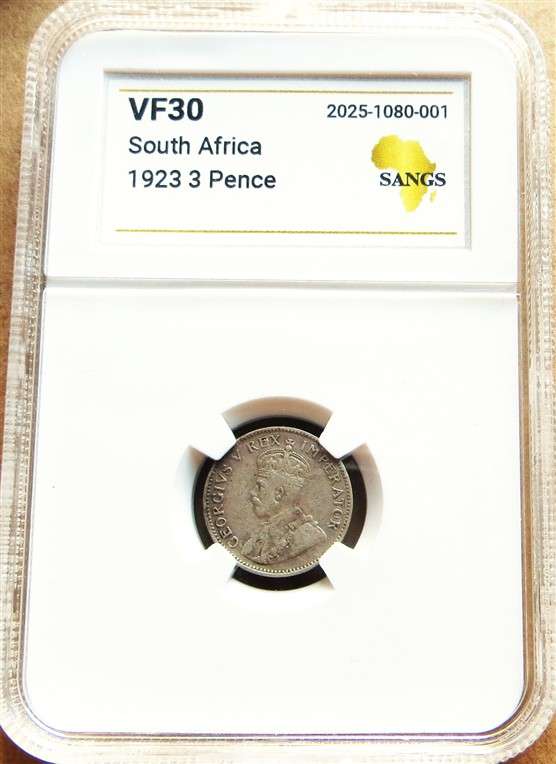 1923 3d Silver SANGS Graded VF30