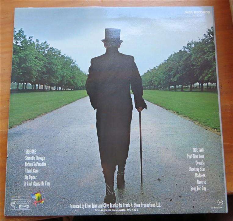 Elton John - A Single Man - Vintage Vinyl LP VG