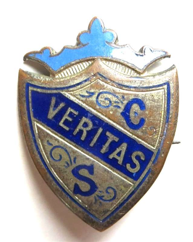 Metal Rhodesian School Badge