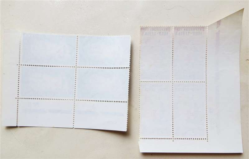 1963  100th Anniversary of Red Cross control blocks Set
