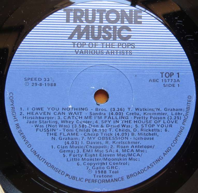 Top of the Pops -  Vintage Vinyl LP - VG+