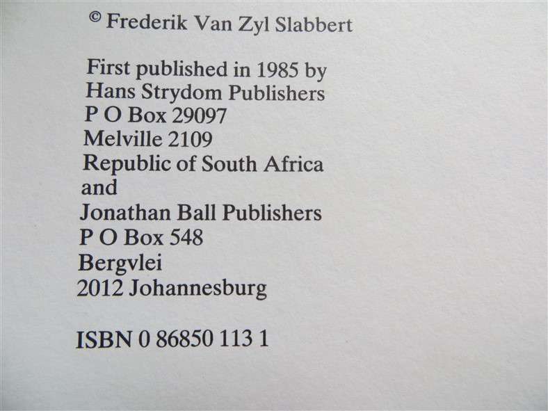 The Last White Parliament - Van Zyl Slabbert