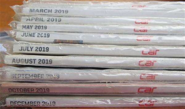 10 x CAR Magazine Magazines from 2019 Year - All still sealed