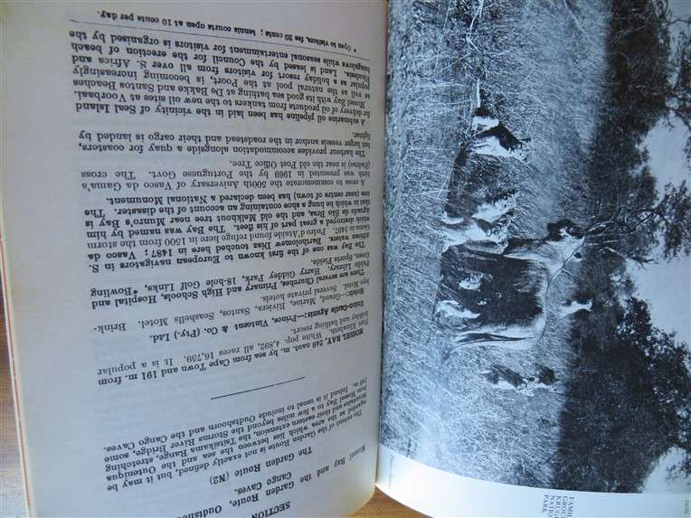 1971 - The Castle Union Line - Vintage Guide to South Africa + AA Route Map