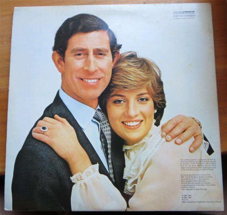 BBC Recordings - The Royal Wedding - Pricess Di & Prince Charles - Vintage Vinyl LP VG