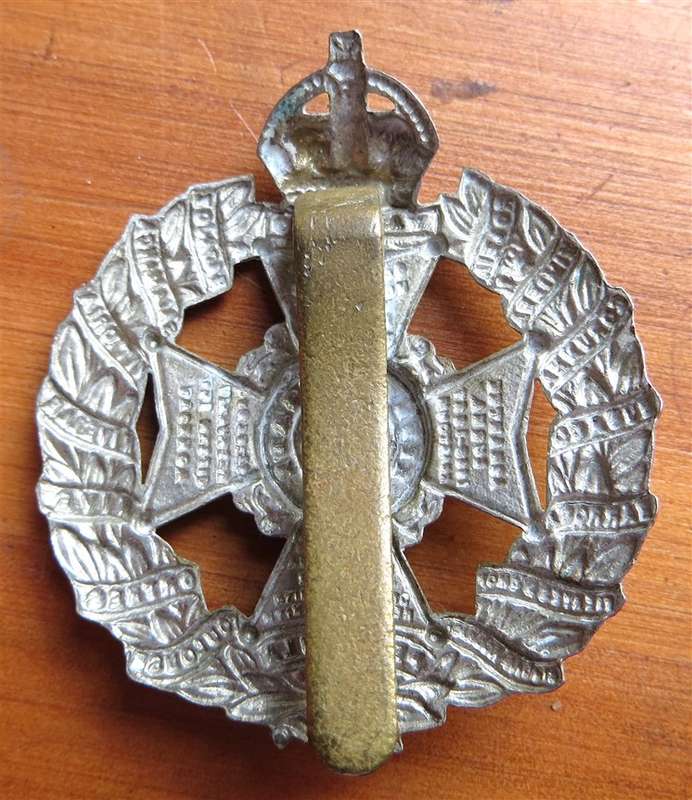 British Rifle Brigade Slide Cap Badge