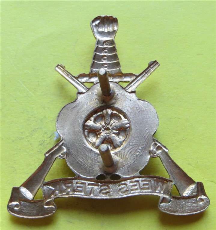 SA Army West Rand / Wesrand Bi-Metal Cap Badge