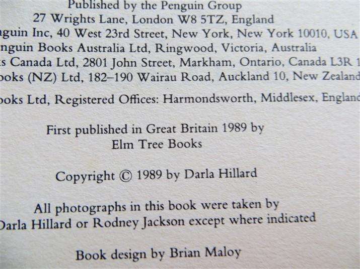 Vanishing Tracks - 4 Years among the Snow Leopards of Nepal - Darla Hillard 1989 1st Ed.