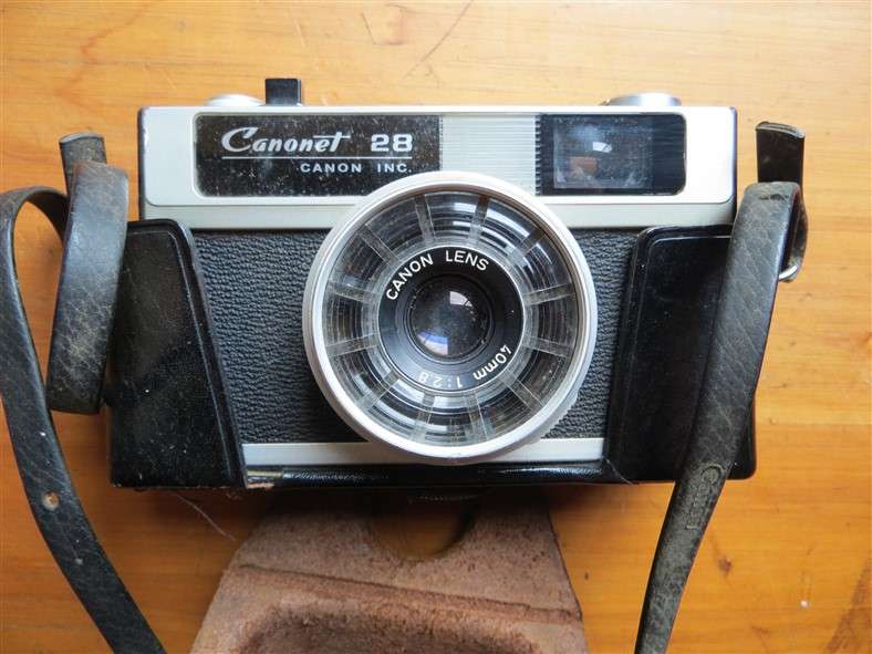Vintage Canon Film Camera - Canonet 28 & Cover Circa.1968-70 - Untested Sold As Is