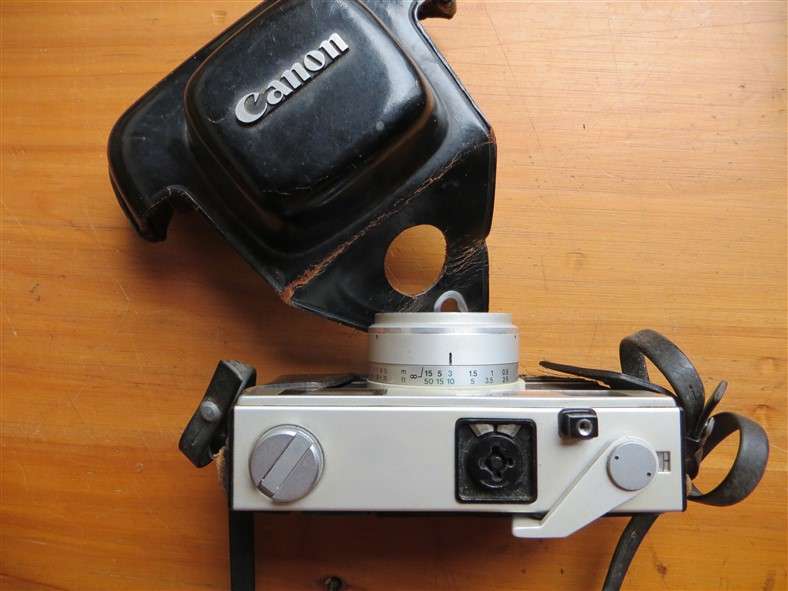 Vintage Canon Film Camera - Canonet 28 & Cover Circa.1968-70 - Untested Sold As Is