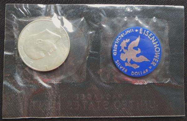 1971 USA Silver Uncirculated Eisenhower Dollar