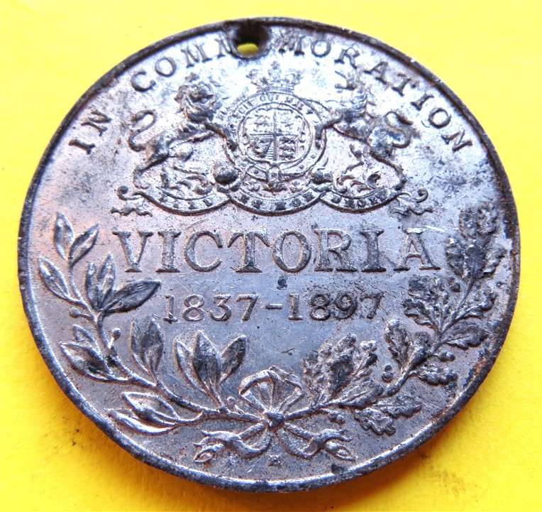 1897 Victoria Medallion 60 year comemmoration