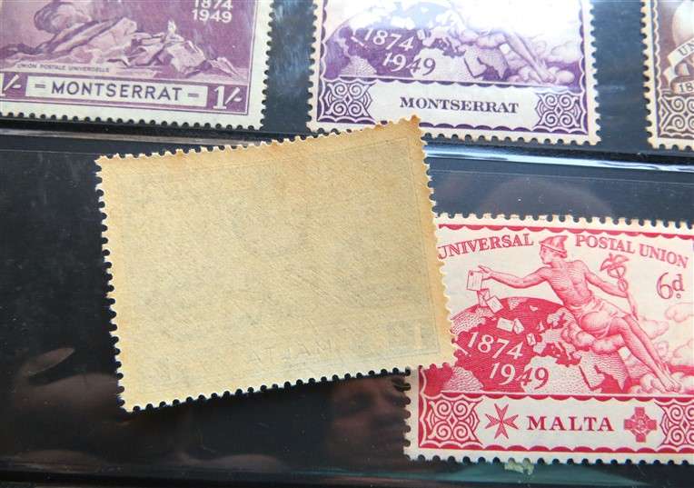 3 x UPU Mint Stamps Set - 1 Bid for All Malta/Leeward Islands/Montserrat