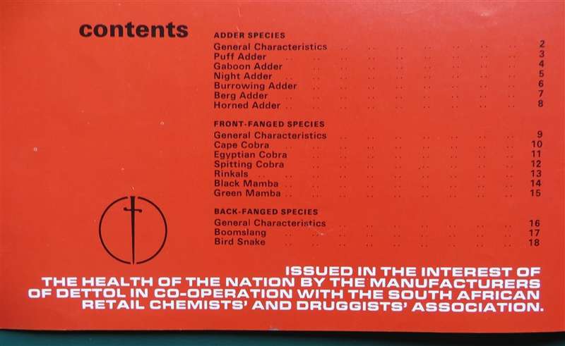 Dangerous Snakes - Softcover by Dettol