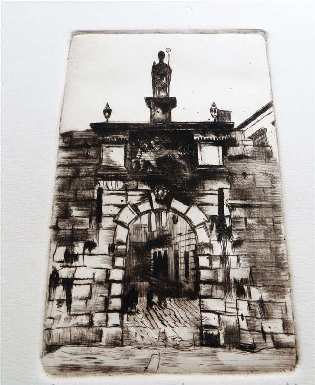 Original signed Hand Press Print