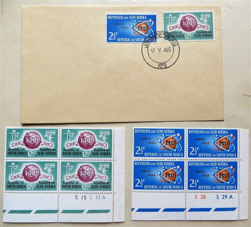 1965 ITU Set Control Blocks + Cover - 1 Bid
