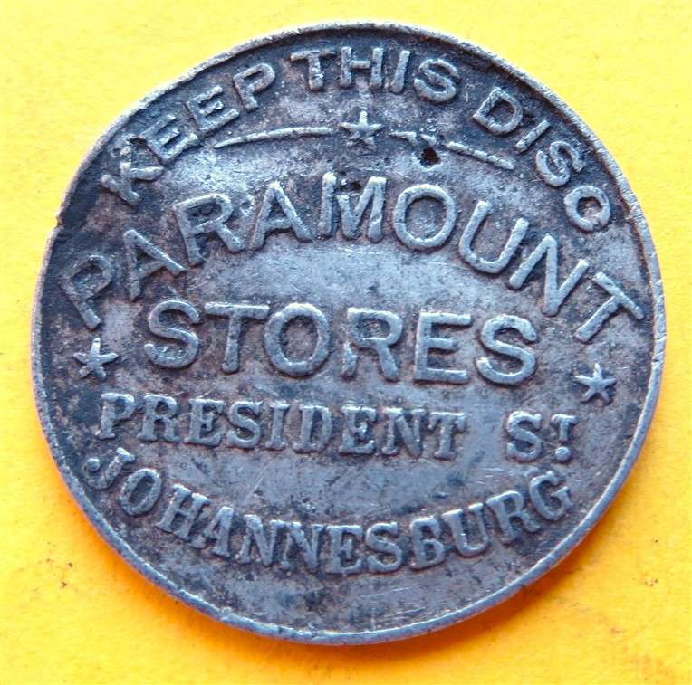 Paramount Stores - President Street , JHB - 10% Discount Token
