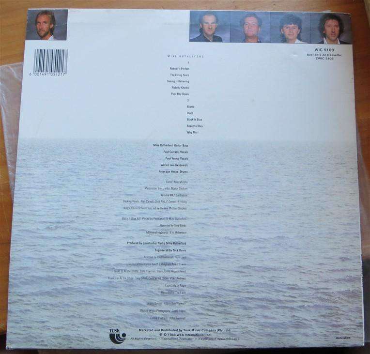 Mike & the Mechanics - Living Years - Vintage Vinyl LP VG
