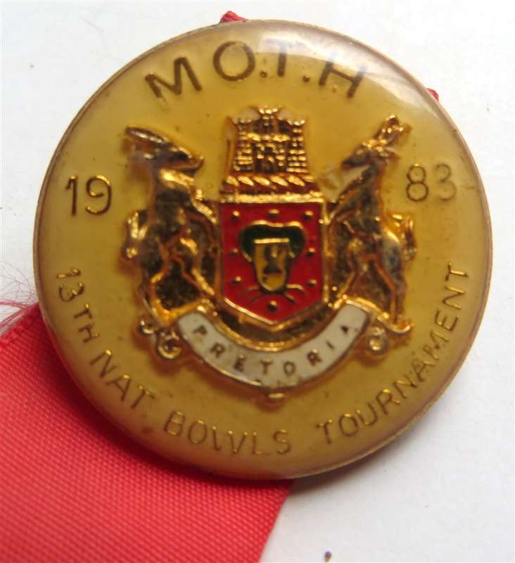 MOTH National Bowls Badge - Order of Tin hats