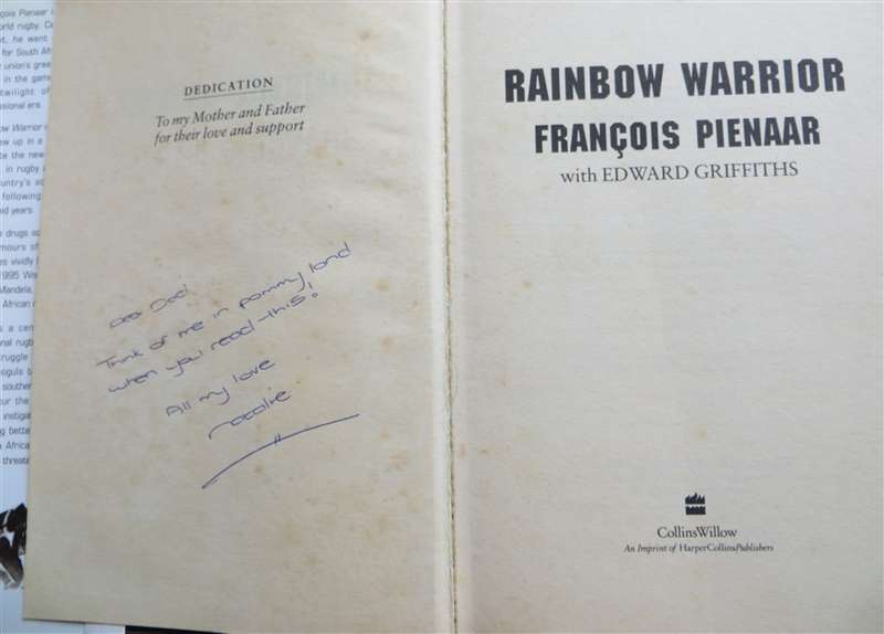 Rainbow Warrior + Kitch Hardcovers - 1995 Rugby World Cup Captain & Coach