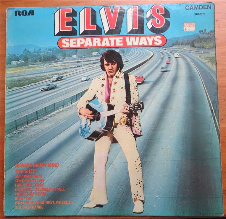 Elvis Presley - Seperate ways - Greatest Hits Vintage Vinyl LP - G
