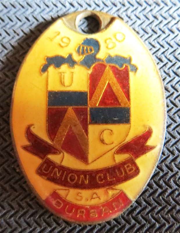 1980 SA Union Club Numbered & Enamelled Badge