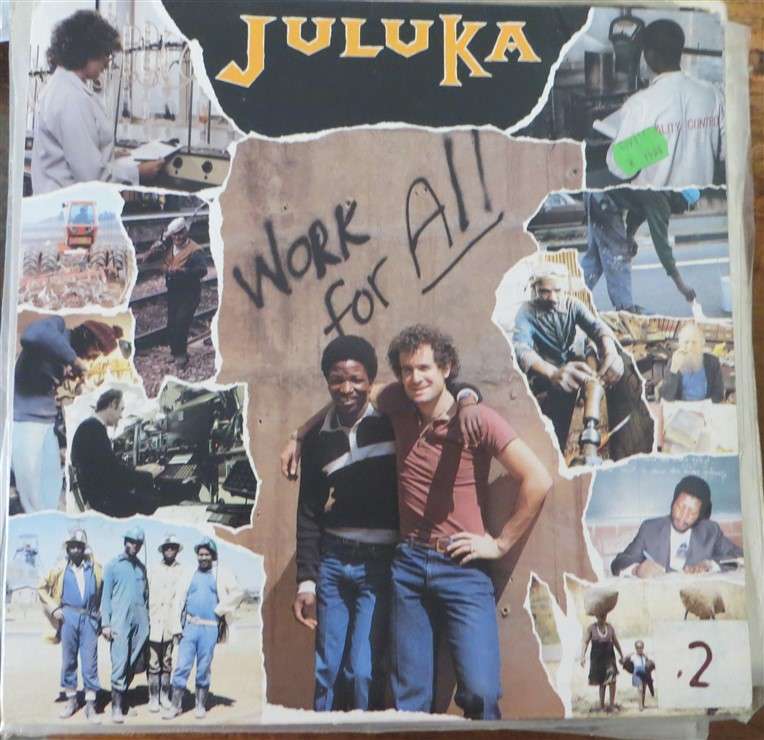 Juluka - Work for All - Johnny Clegg Vintage Vinyl LP