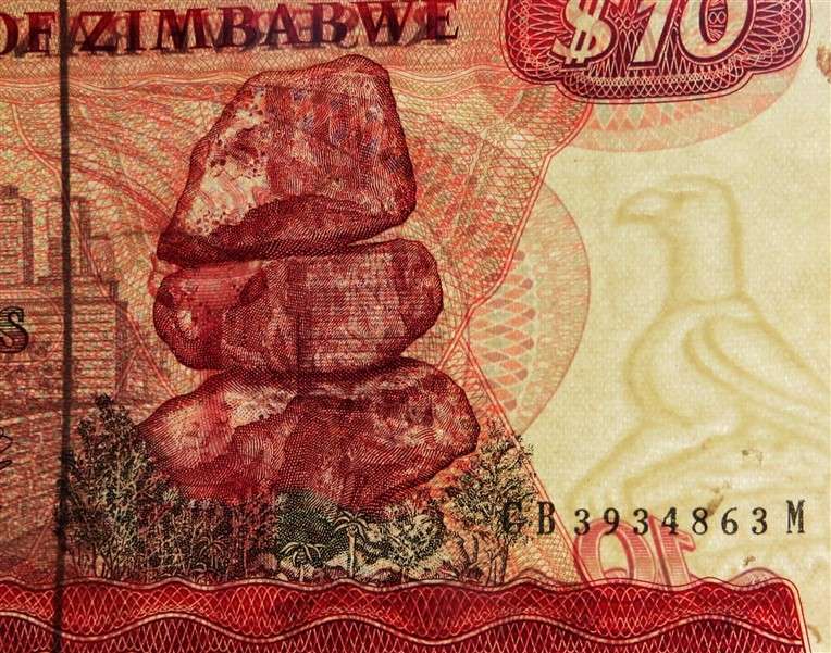 Reserve Bank of Zimbabwe - $10 Dollars - Harare 1994 - Bird Watermark