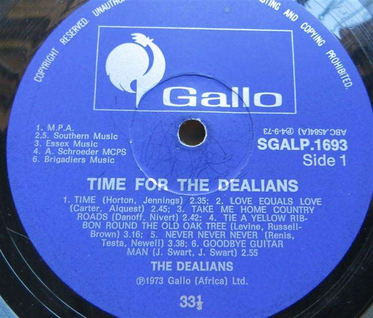 Time for the Dealians - Vintage Vinyl LP Cover Poor / VG Vinyl