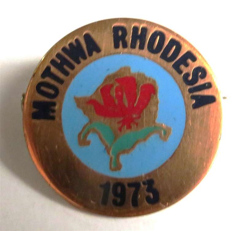 1973 MOTHWA Rhodesia Badge - Memorable order of Tin Hats