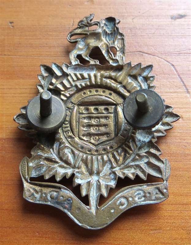Large Army service Corps Cap badge