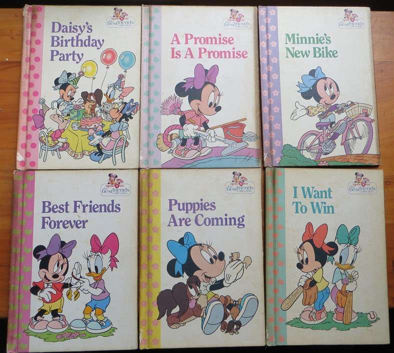 6 x Disney Minnie Mouse hardcover Bundle