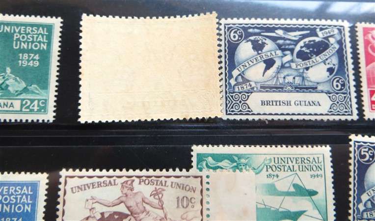 3 x UPU Mint Stamps Set - 1 Bid for All British Guiana