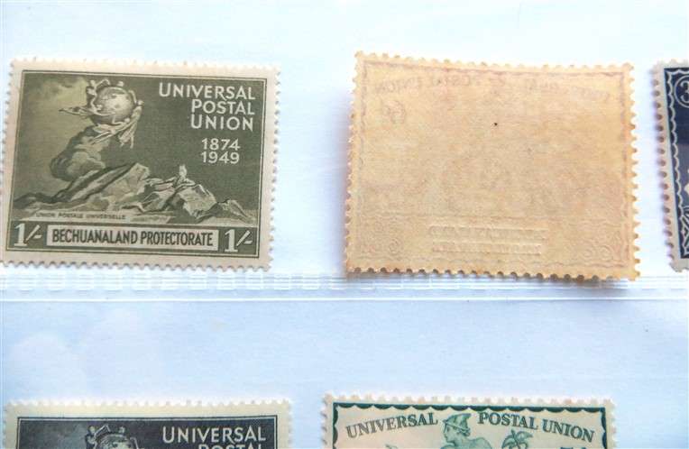 3 x Africa UPU Mint Stamps Set - Bechuanaland / Basutoland / Solomon Islands