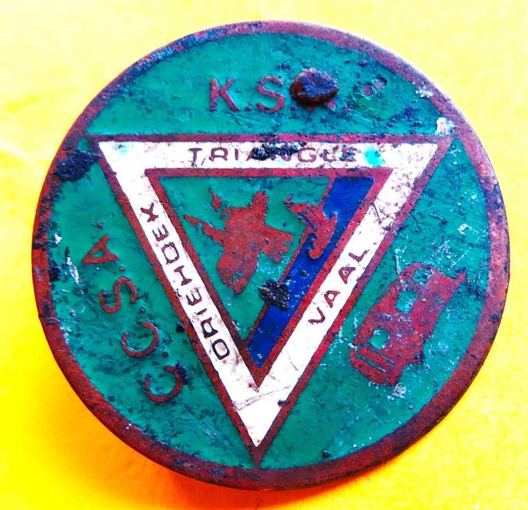 Vintage Caravan SA Vaal Triangle/Driehoek Badge