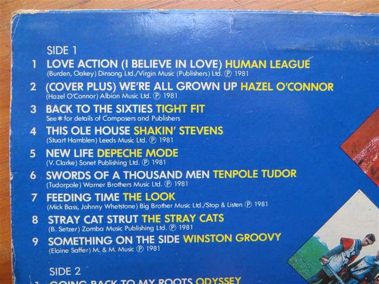 Super Hits #2 Depeche Mode/Human League - Vintage Vinyl LP - VG
