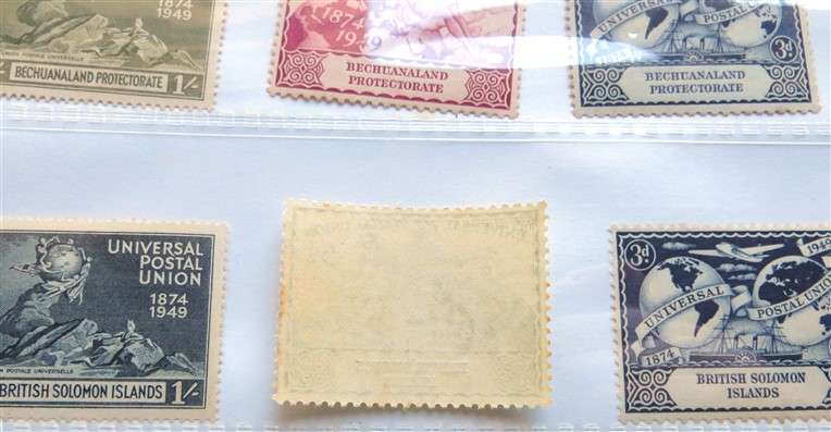 3 x Africa UPU Mint Stamps Set - Bechuanaland / Basutoland / Solomon Islands