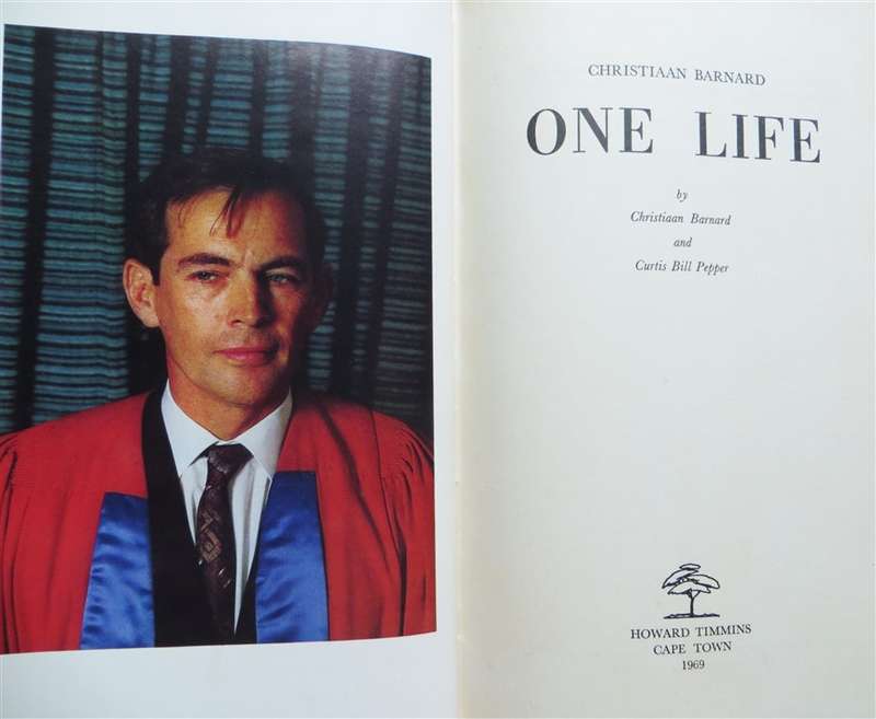 1969 Christiaan Barnard - One Life - Howard Timmins