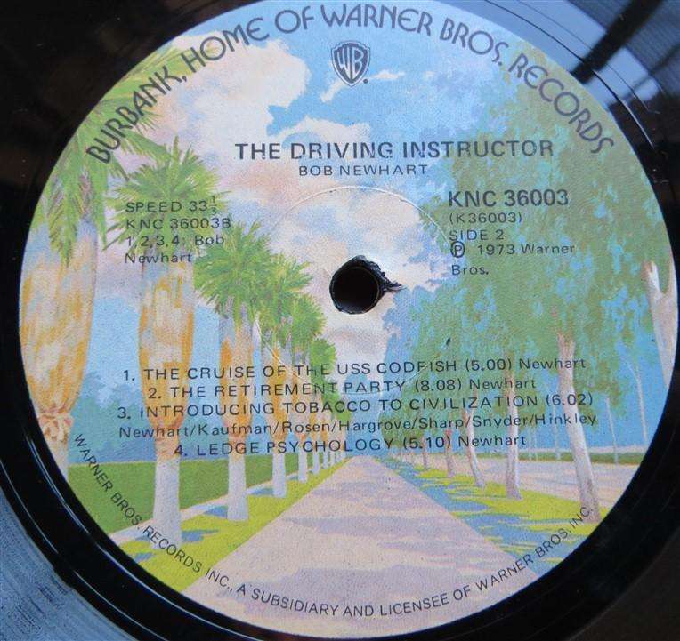 Bob Newhart - The Driving Instructor - Vintage Vinyl LP - VG