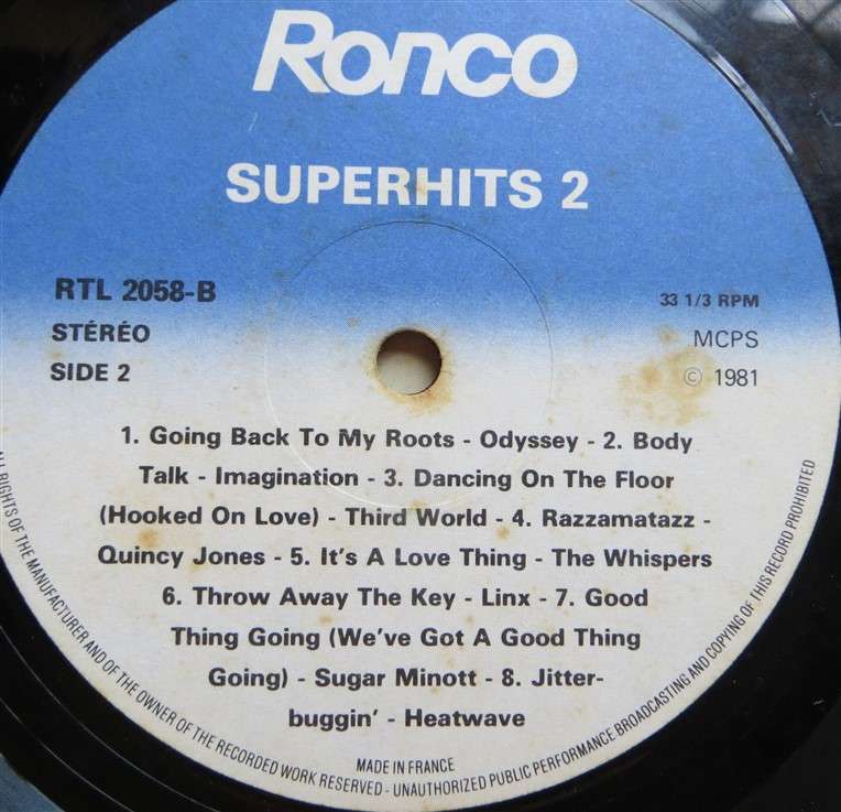 Super Hits #2 Depeche Mode/Human League - Vintage Vinyl LP - VG