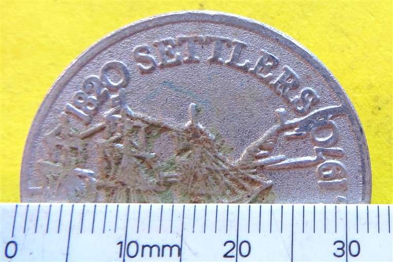 1820 Settlers Natal Festival 1970 Badge