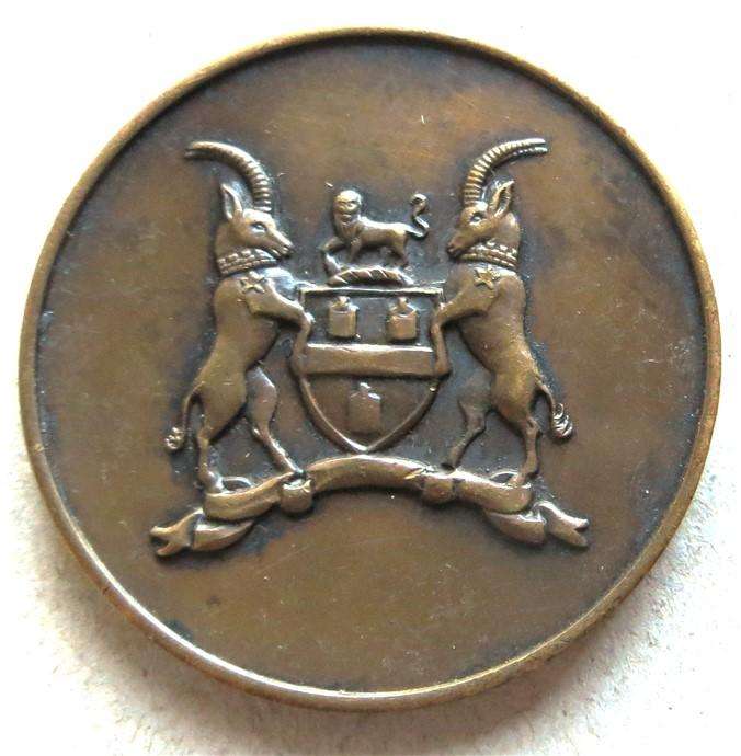 1886 - 1986 100 Years Johannesburg Medallion - crown Size