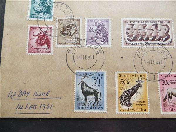 1961 RSA Definitive Issue Set on FDC
