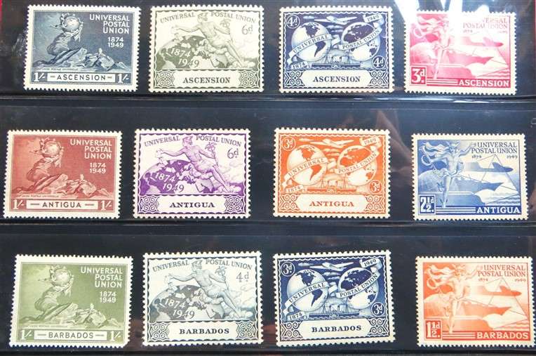 3 x Caribbean UPU Mint Stamps Sets