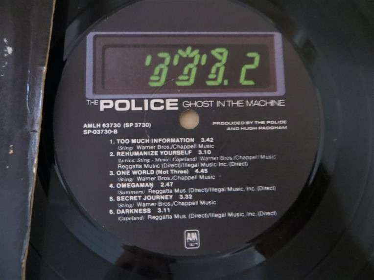 The Police - Ghost in the Machine Vinyl LP VG/Cover poor