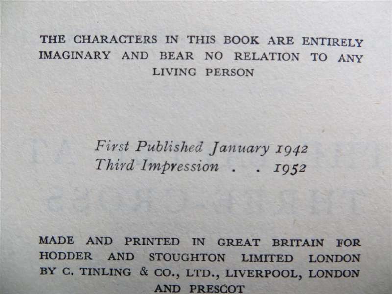 1952 Western Hardcover - Battle at Three Cross - William Colt MacDonald
