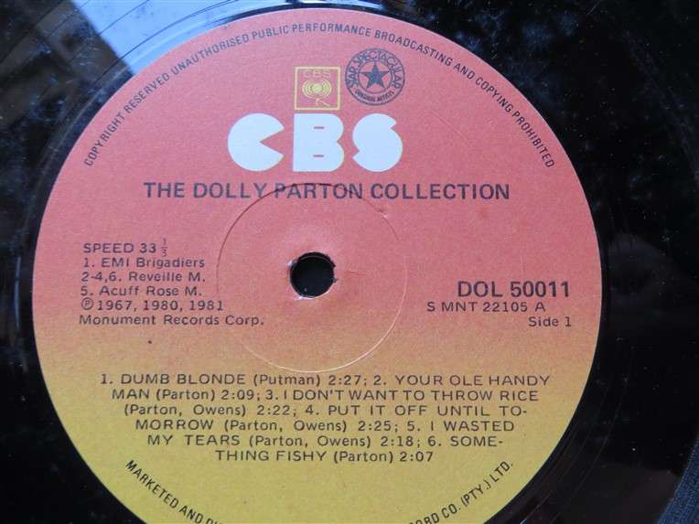 The Dolly Parton Collection 2 LP Set - Vintage Vinyl LP - VG