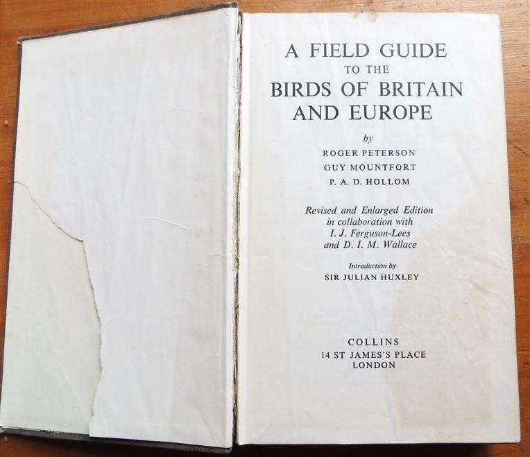 Field Guide to the Birds of Britain & Europe - Peterson/Mountfort/Hollom