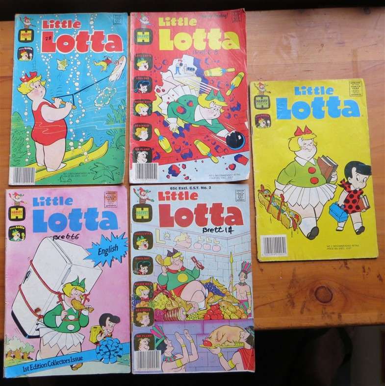 5 x Little Lotta Series Comics - Low Numbers - 1 Bid for All